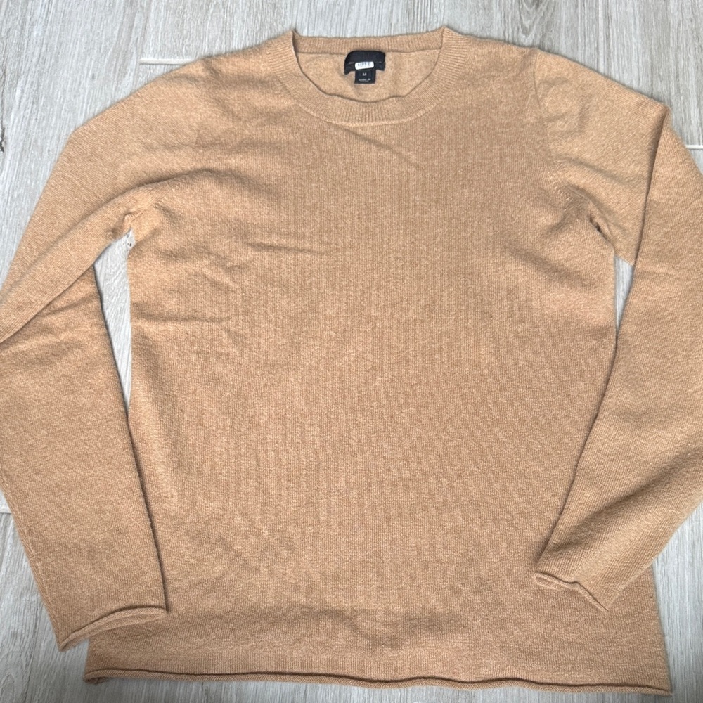 J. Crew Tan Crewneck Sweater